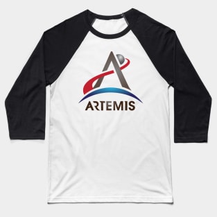 Artemis Program - First Woman on the Moon Baseball T-Shirt